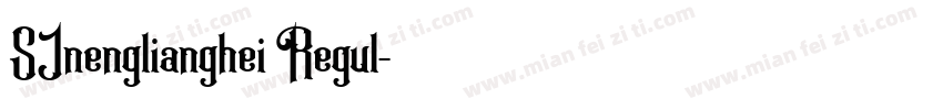 SJnenglianghei Regul字体转换